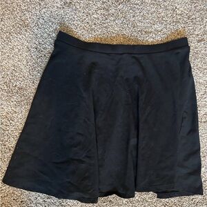 Forever 21 Black Circle Skater Skirt
